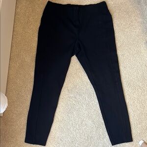 LOFT Black Leggings with Elastic Waistband